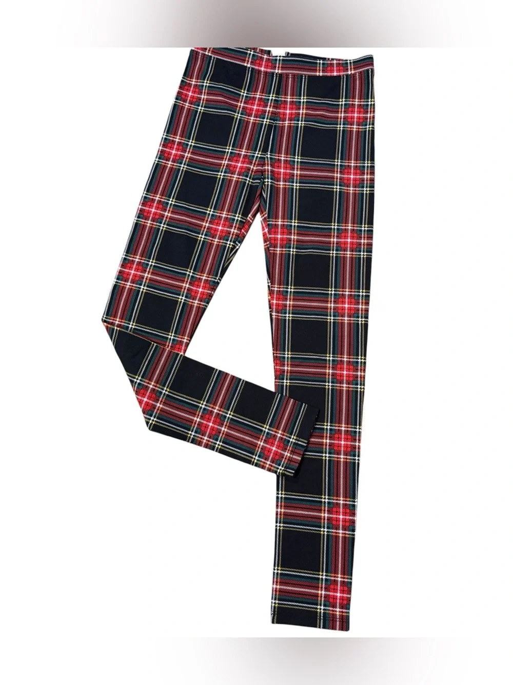 Crewcuts Tartan Plaid Leggings Size 12 NWT